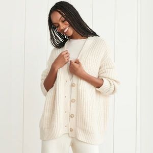Jenni Kayne Alpaca Cocoon Cardigan in Ivory